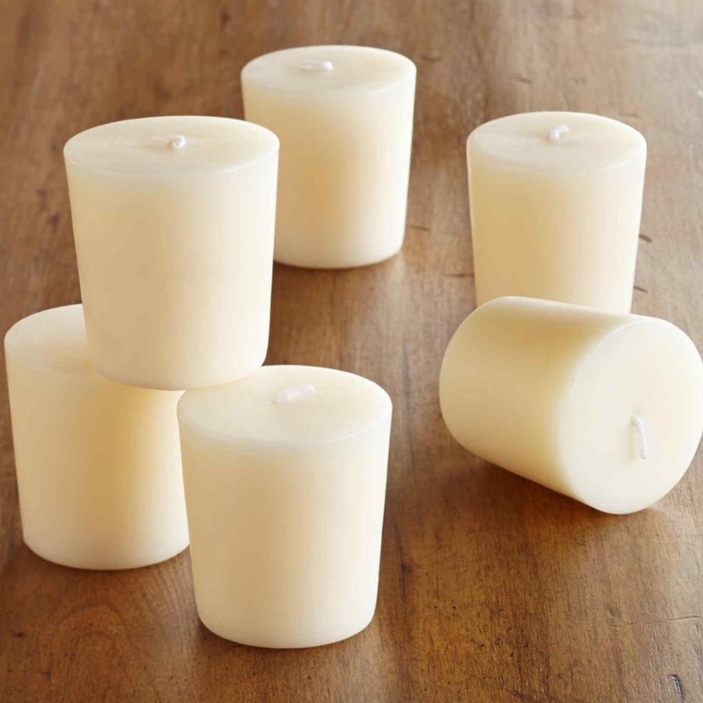 Set of 6 Smooth Votive mini Candle